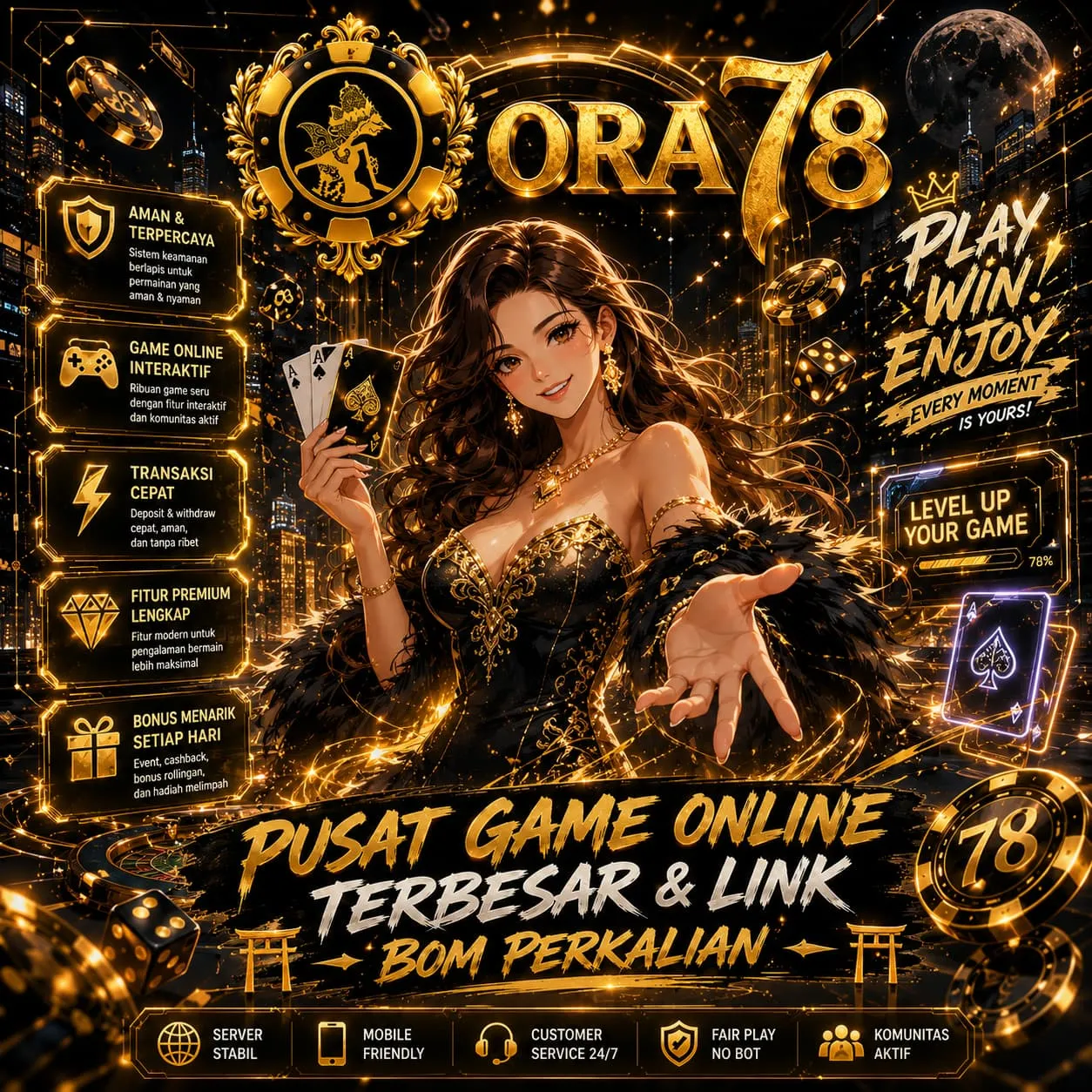 ORA78 » Pusat Game Online Terbesar & Link Bom Perkalian