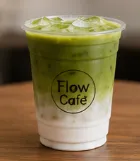 Matcha Latte at Flow Cafe