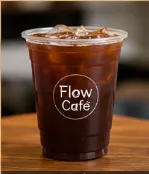 Iced Americano at Flow Cafe