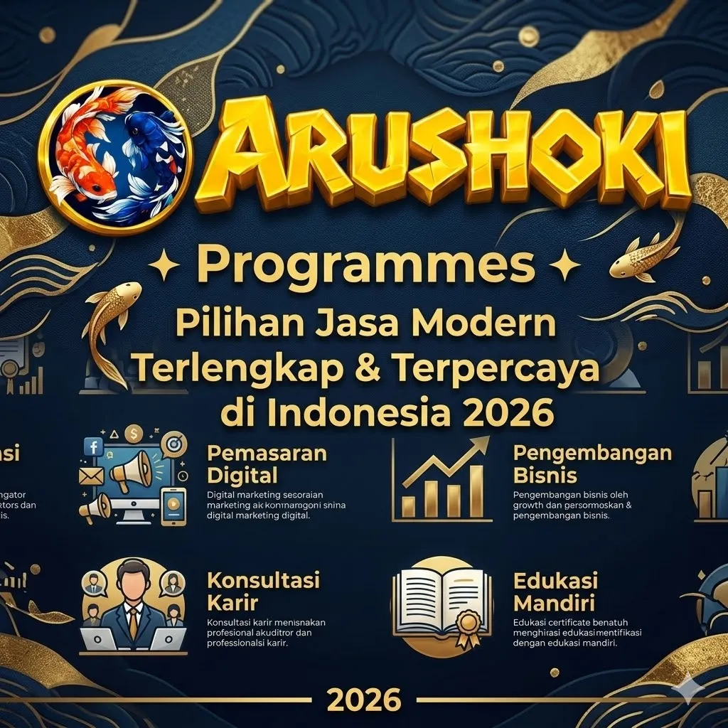 Arushoki Programmes — Platform Jasa Modern Terpercaya Indonesia 2026