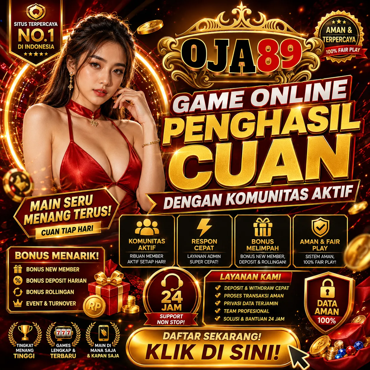 Galeri foto OJA89 Game Online Penghasil Cuan dengan Komunitas Aktif di Jakarta